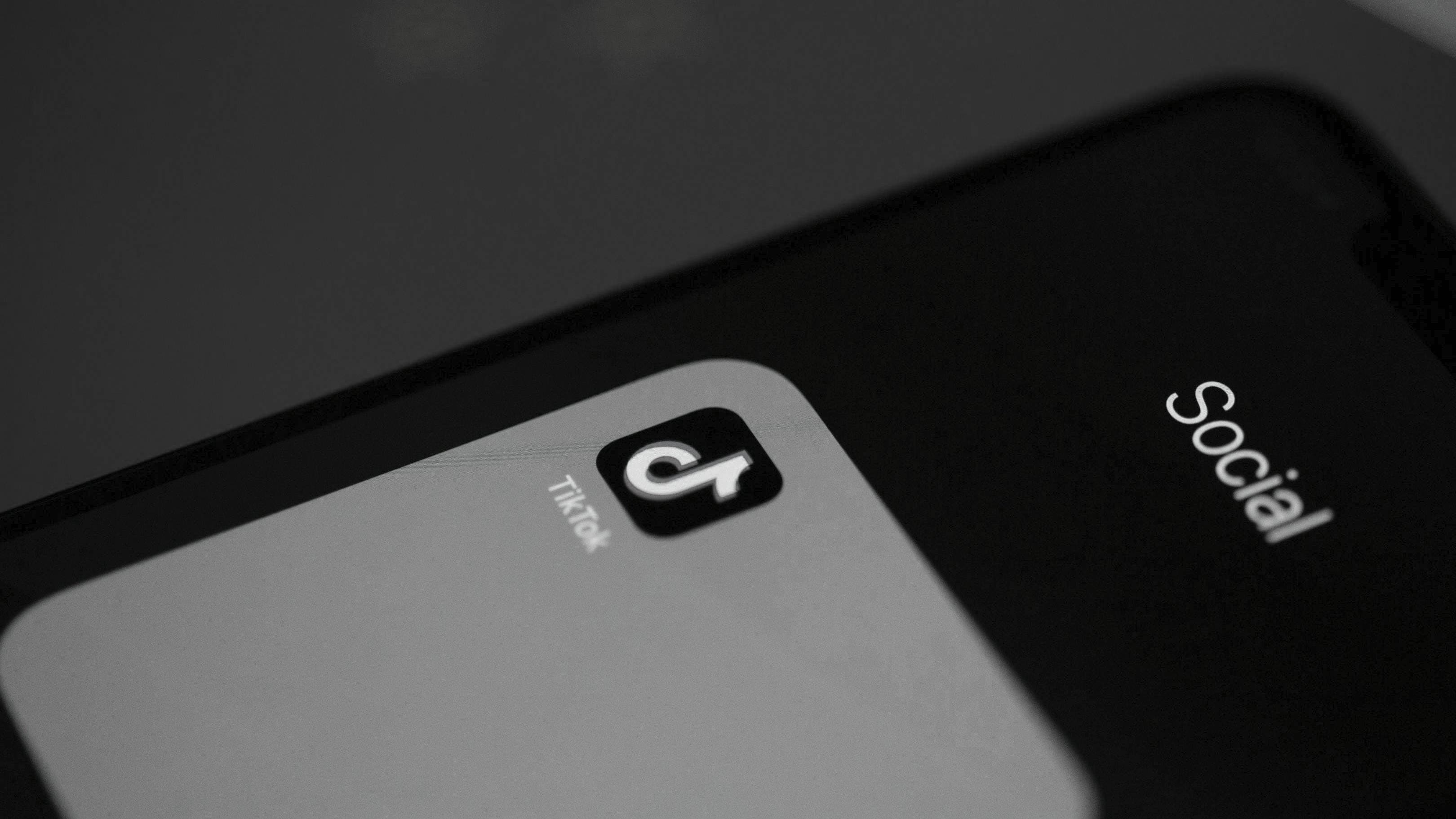 Social media app on smartphone